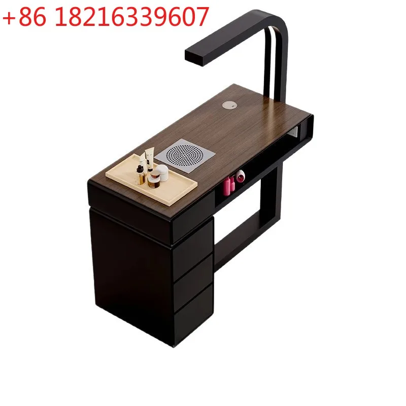 YAO economical single and double multi-functional light luxury retro style simple cream style manicure table