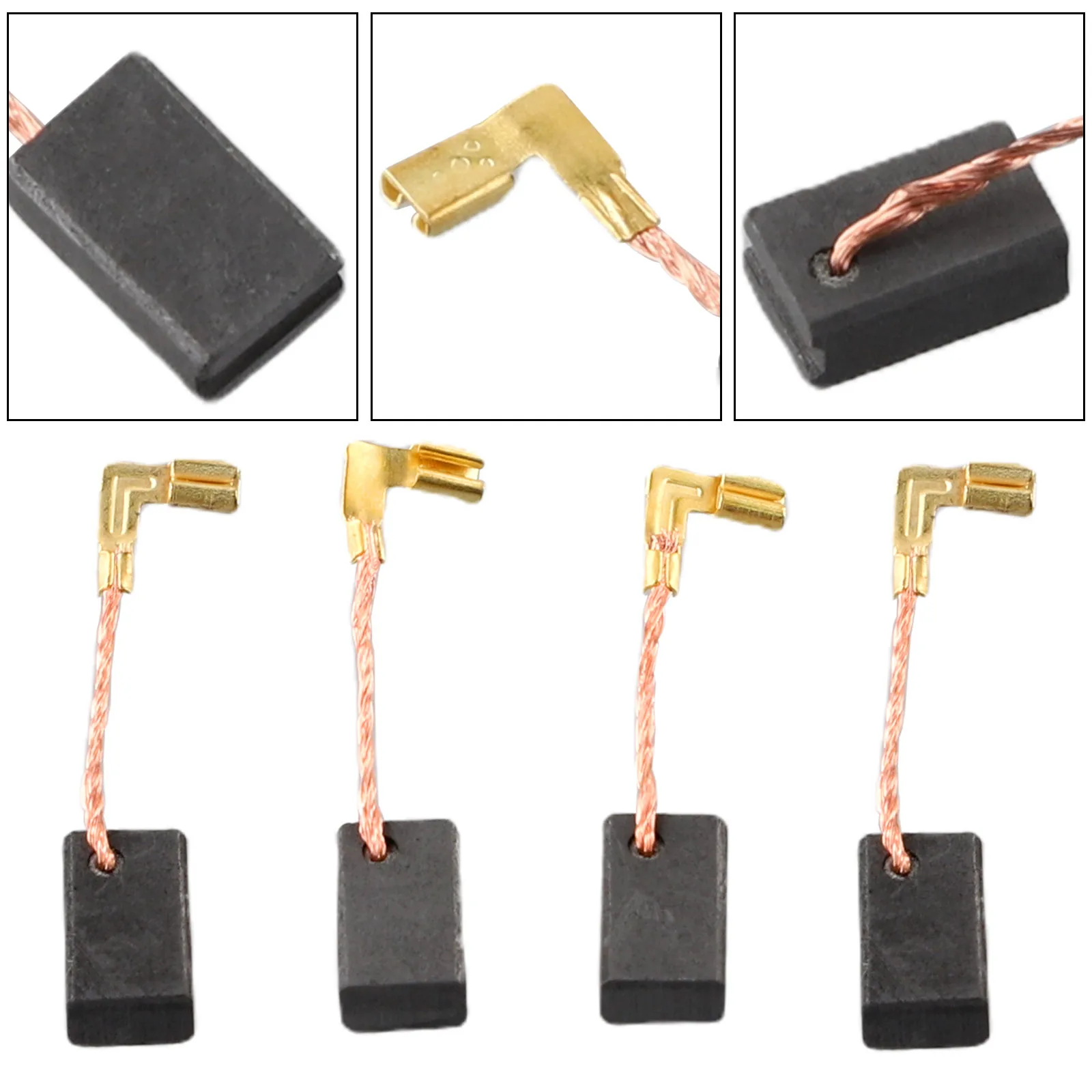 Power Tools Carbon Brushes 13mm Length Carbon Metal Thickness 6mm Width 9mm GA4534 GA5030 GA5034 JS1601 PJ7000