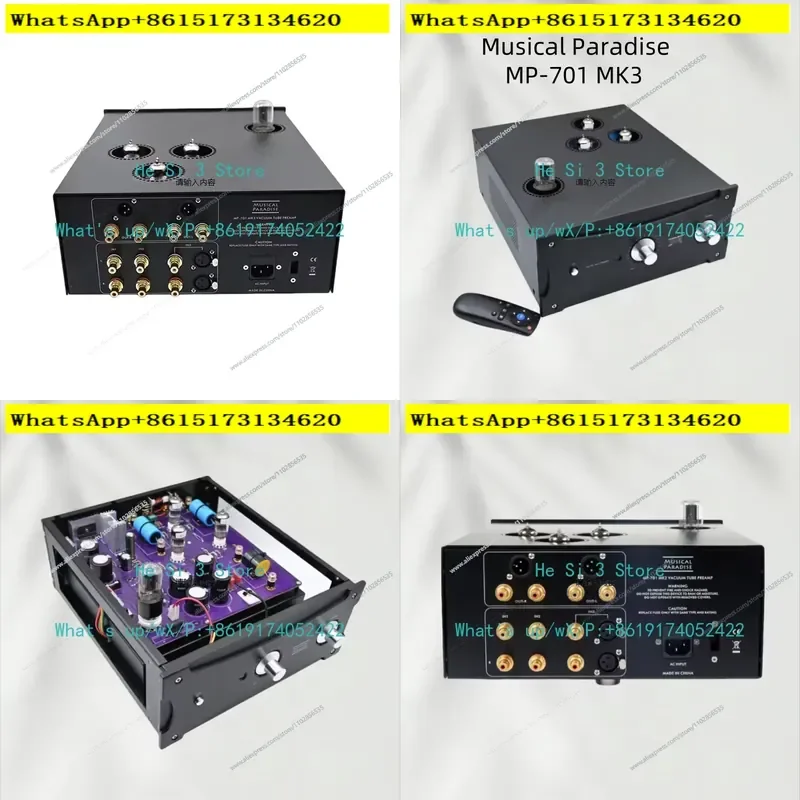 Experience superior audio fidelity with this upgraded tube preamplifier. Designed for audiophiles seeking warm rich sound