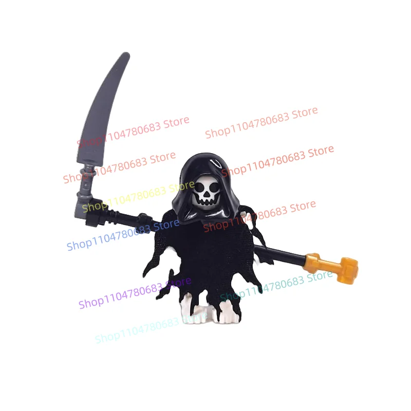 MOC Bausteine Mini Action-figuren Halloween Skeleton Pony Montage Modell Cartoon Animation Zubehör Spielzeug Geschenke