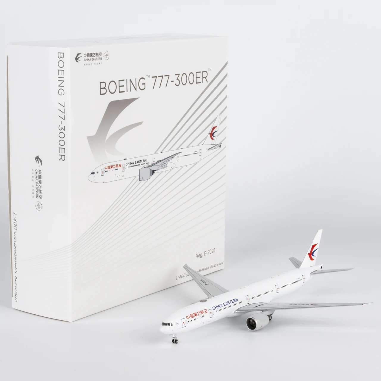 

73077 Alloy Collectible Plane Gift NG Model 1:400 China Eastern Airlines Boeing B777-300ER Diecast Aircraft Jet Model B-2025