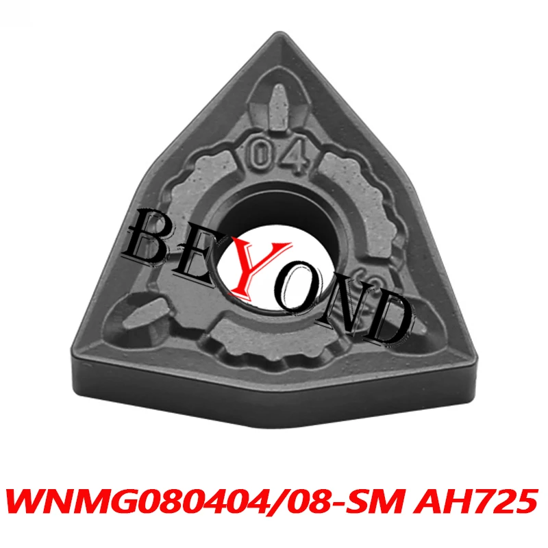 WNMG080408-SF AH725 AH6225 100% asli pemotong bubut WNMG 080404 080808 WNMG0804 sisipan karbida alat CNC