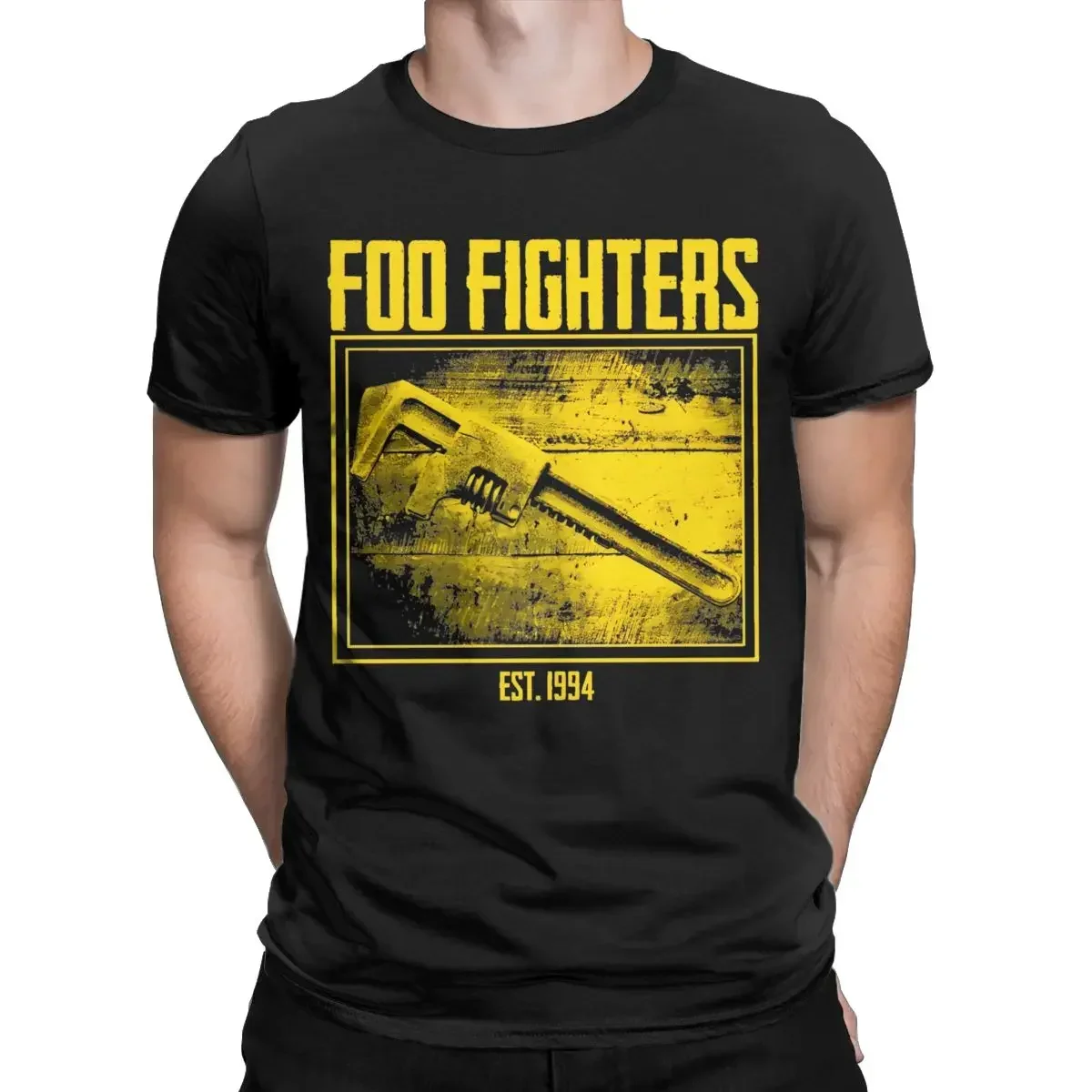 

Summer FooFighters Rock Metal Band Men men's T Shirts music Accessories Funny Tees T-Shirts Cotton Gift Idea Clothes