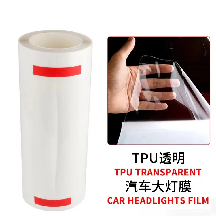 30cm*15m Smoke black TPU Headlight Tint Automobile Tail Light Led Lamp Film TPU paint protection film ppf