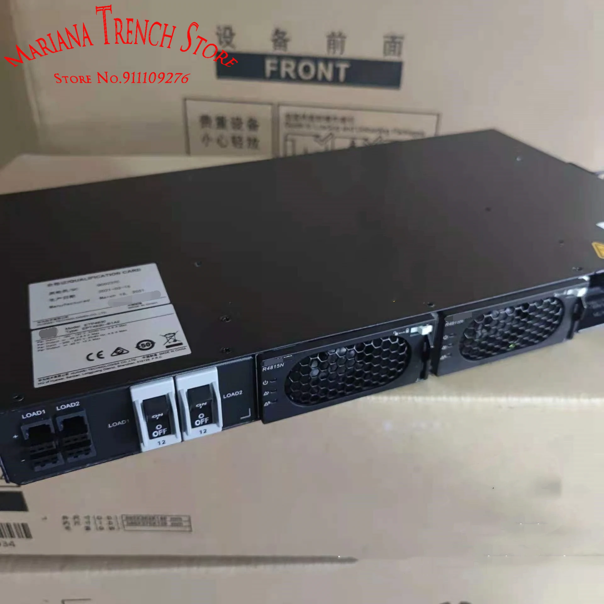 ETP4830-B1A2 for HUAWEI Embedded Telecom Power ETP4830 220Vac Single-Phase 30A Front Cabling Width 19inch Height 1U