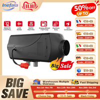 Inefala 12V 5-8KW Diesel Air Heater Portable Parking Heater Save Fuel Diesel Heater with Digital Monitor for Trucks RV Boat