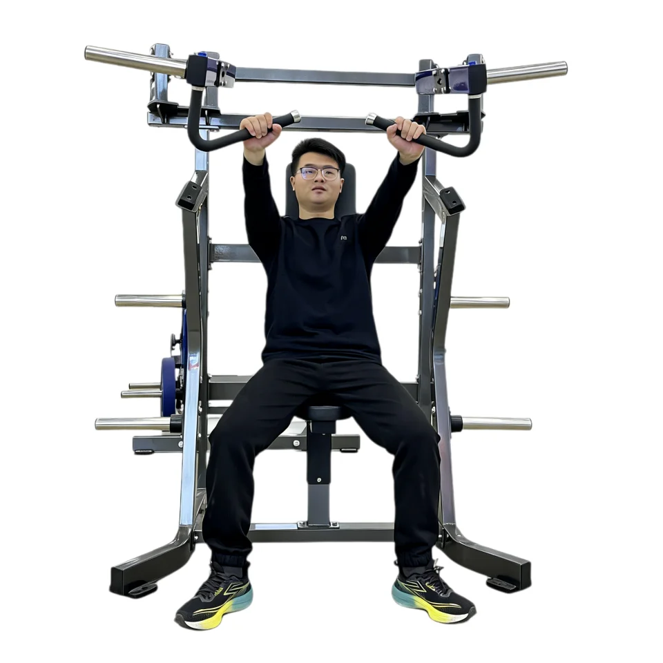 Commercial Iso-Lateral Super Incline Plate-Loaded Chest Press Machine Upper Body Strength Training Machine