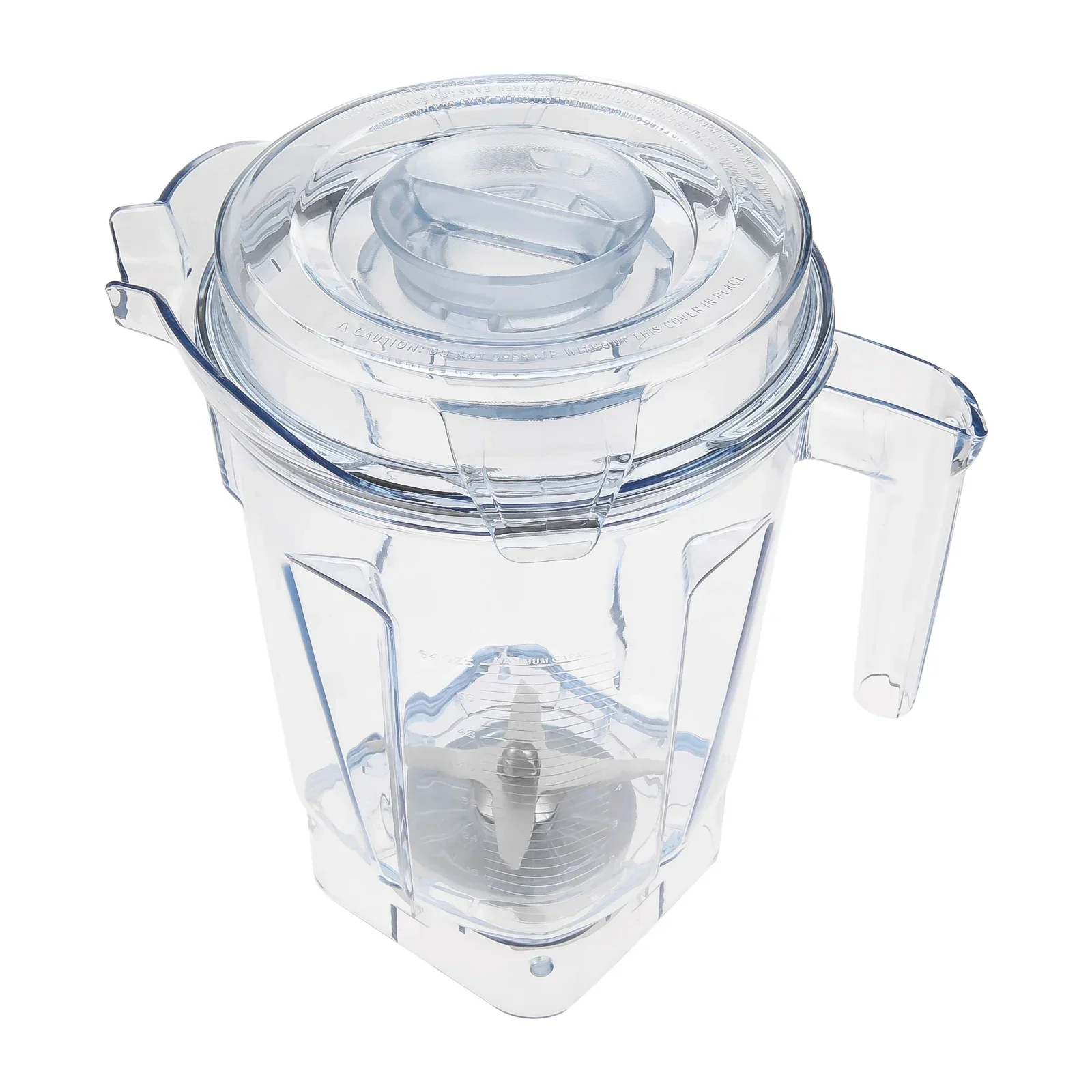 

Replacement 64oz Low Profile Blender Container with Blade and Lid Kit fit for Vitamix A3500 Ascent Series Self-detect 63126
