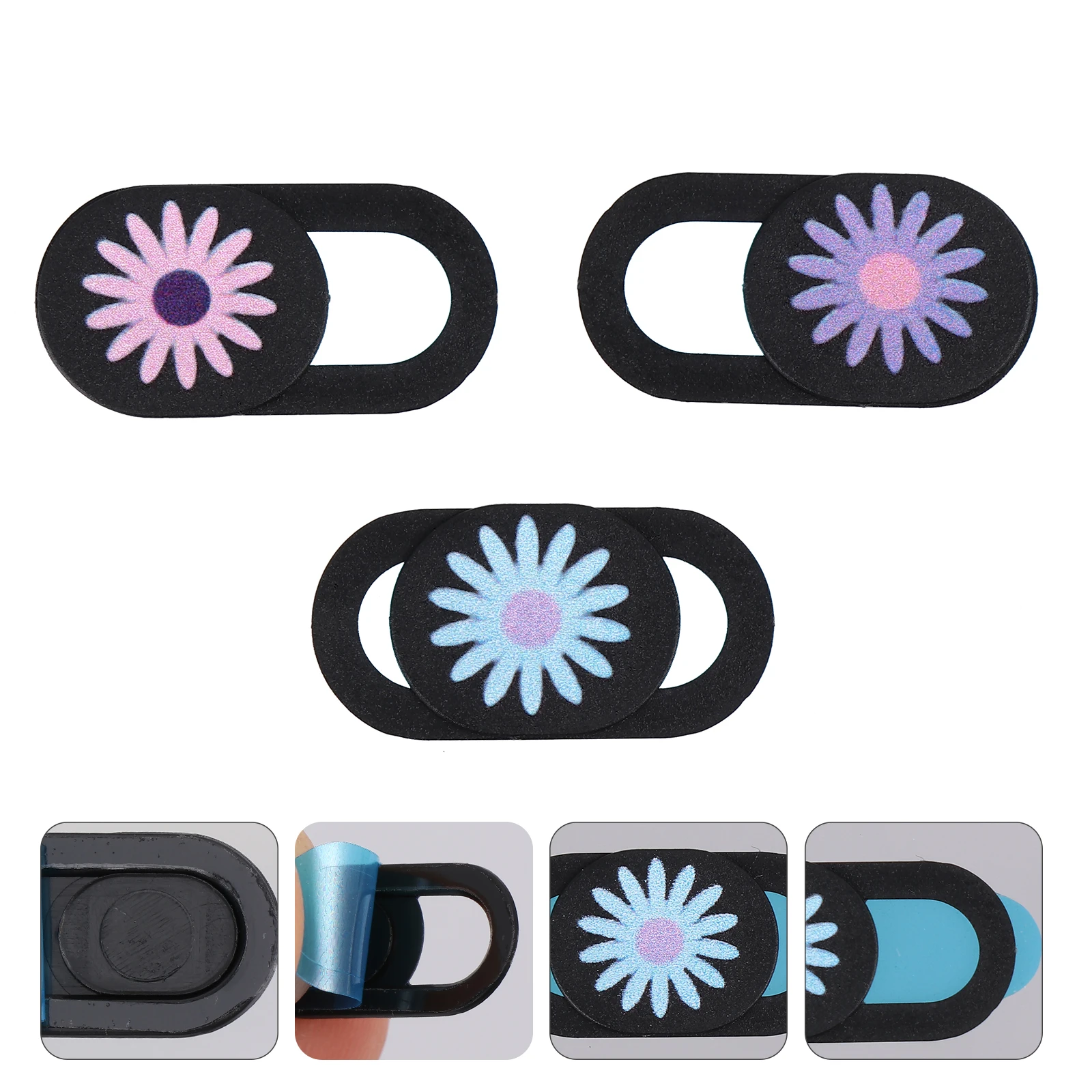 

3pcs Webcam Slider for Laptop Tablet Privacy Strong Adhesive Security Protector Webcam Cover Slider Video