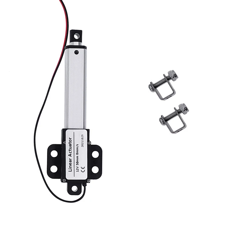 30mm DC 12V Mirco elektryczny siłownik liniowy 30N/60N/100N/120N/150N sterownik silnika Mini elektryczny popychacz Putter — zdjęcie 4