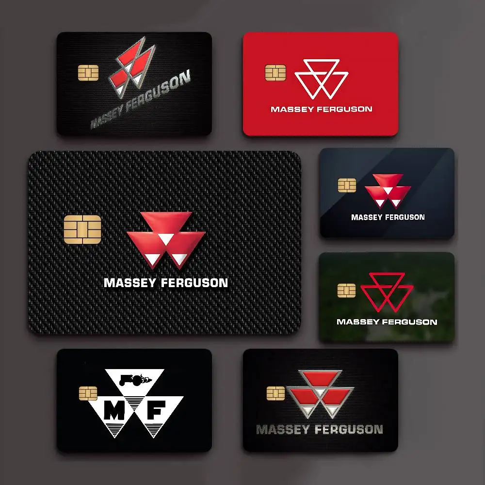 M-Massey F-Ferguson Anmie Sticker Film Skin Cover for Credit Card Debit Bank Card Front