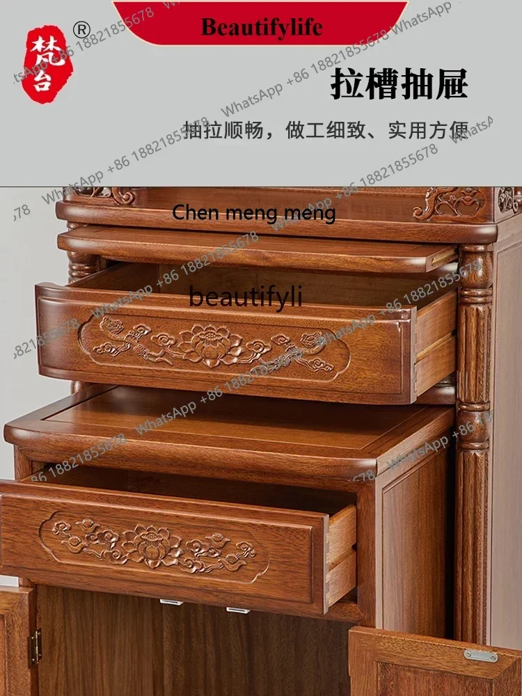 z183   Incense Burner Table Taichung Buddha Niche with Cabinet Buddha Cabinet Clothes Closet Living Room God of Wealth Altar