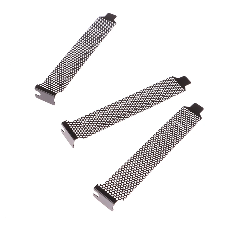 5Pcs PCI Slot Cover Dust Filter Blanking Board Cooling Fan Dust Filter Ventilation PC Computer Case Accessories
