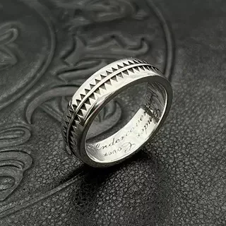 

S925 Sterling Silver Men's Medieval Thai Silver Retro Ring Niche Premium Sense Cross-border Heavy Industry