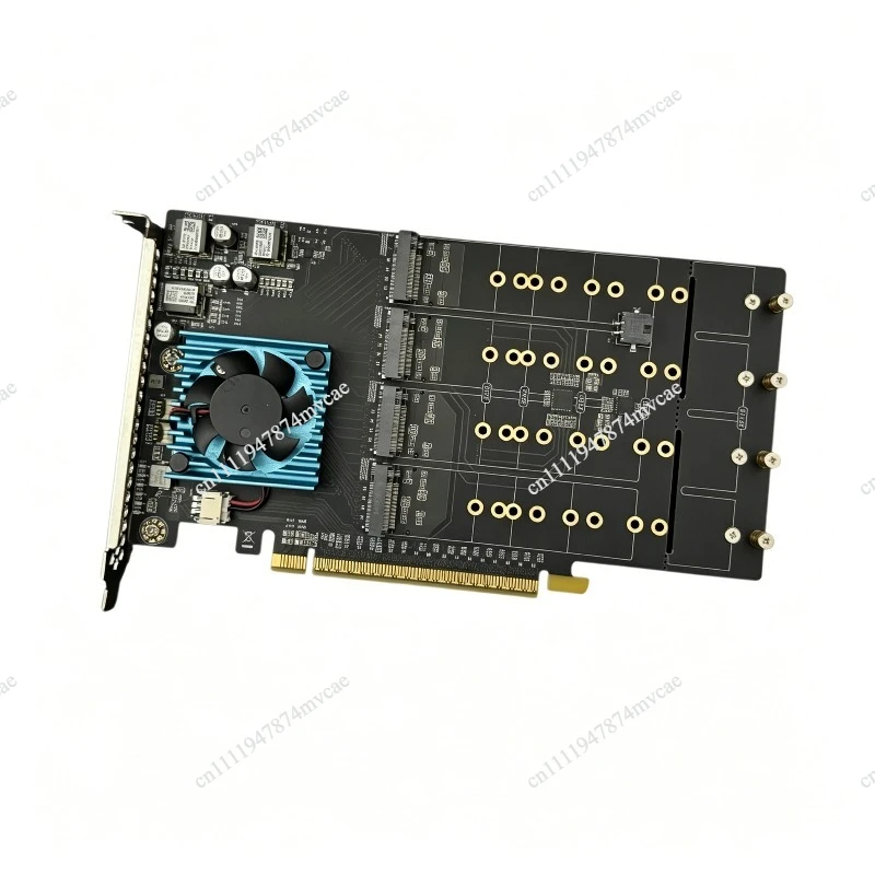 For Pcie Expansion Card Free Splitting Free Drive for Plx8749 Eight Disc M.2 Full/half Height