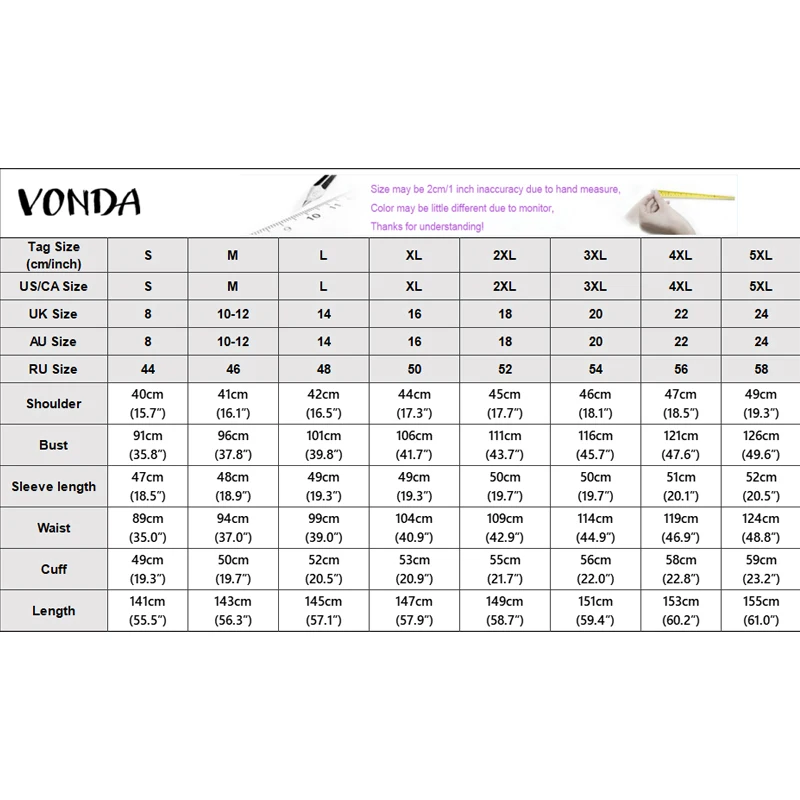 Plus Size 5XL VONDA Women Fashion Maxi Dress Flare Sleeve Casual Loose Print Long Sundress Vintage O-Neck Party Robe Oversized