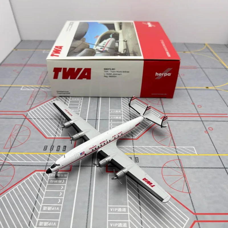 هيربا أجنحة دييكاست 1:200 مقياس TWA/Lufthansa/Alaska الخطوط الجوية L-1649A سبيكة نموذج طائرة سبيكة الانتهاء لعبة تذكارية هدية