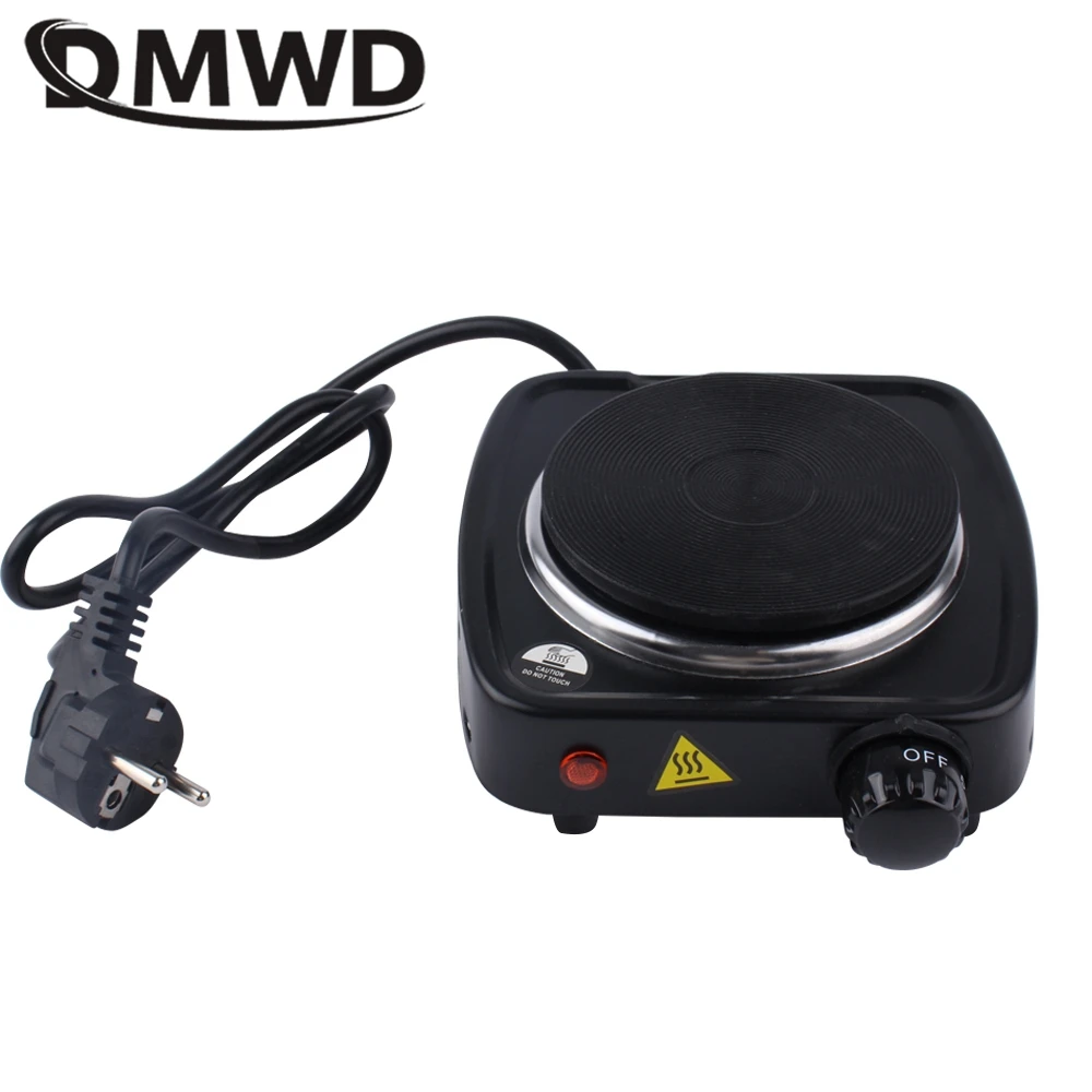 DMWD stufa elettrica Mini piastra riscaldante piastra riscaldante per uso domestico bollitore per tè portatile fornello per caffè fornello elettrico 220V