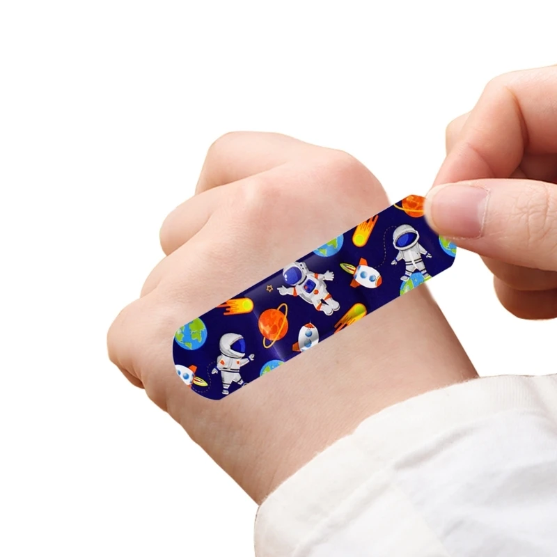 50pcs of Cartoon Waterproof Plasters Comfortable & Breathable Woundplasts Convenient for Children Keep Wounds Protected