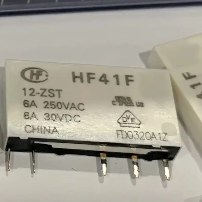 5PCS-20PCS HF41F-12-ZST ZIP5 Power relay 12VDC 6A single set switch type (1C) for industrial control and household appliances