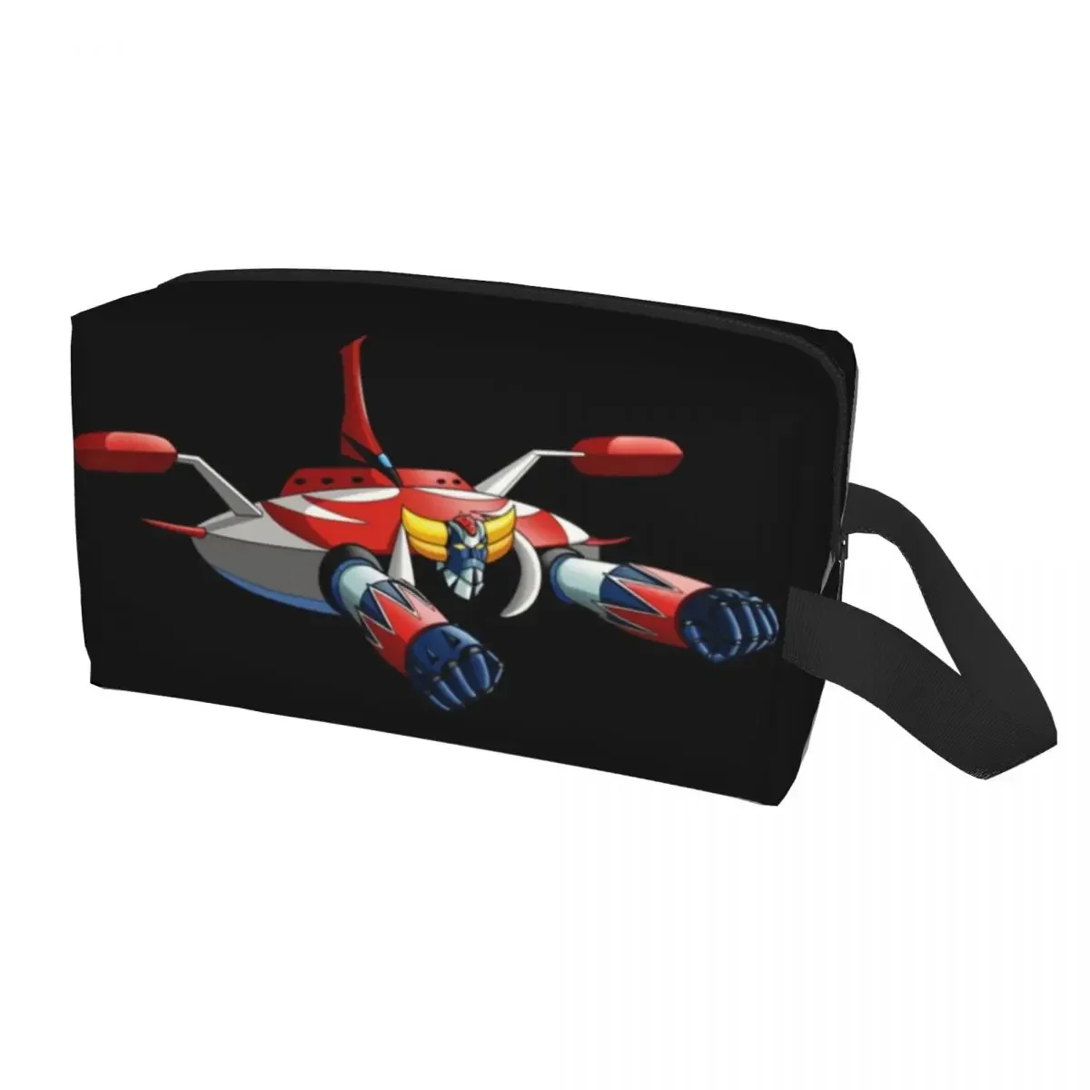 Custom UFO Goldorak Grendizer Robot Travel Cosmetic Bag for Anime Manga Makeup Toiletry Organizer Lady Beauty Storage Dopp Kit