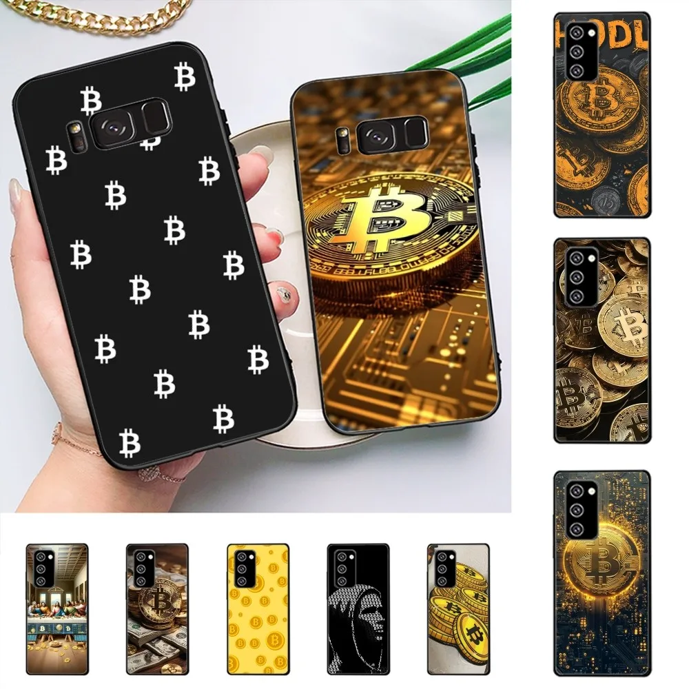 B-Bitcoin-N Pattern Phone Case For Samsung J 7 Plus 7core J7 Neo J6 Plus Prime J6 J4 J5 Mobile Cover