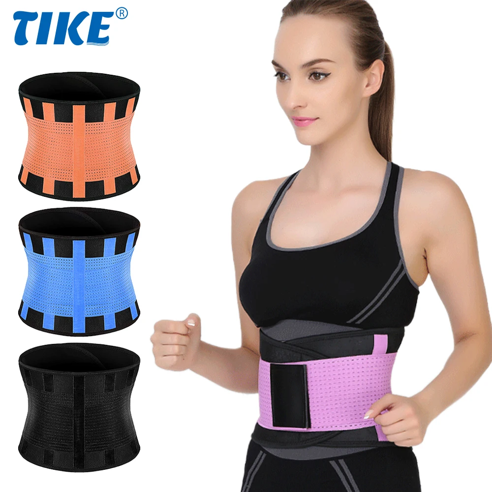 

TIKE Lower Back Brace Waist Belt Spine Super Support Men Women Breathable Lumbar Corset Orthopedic Posture Corrector Pain Relief