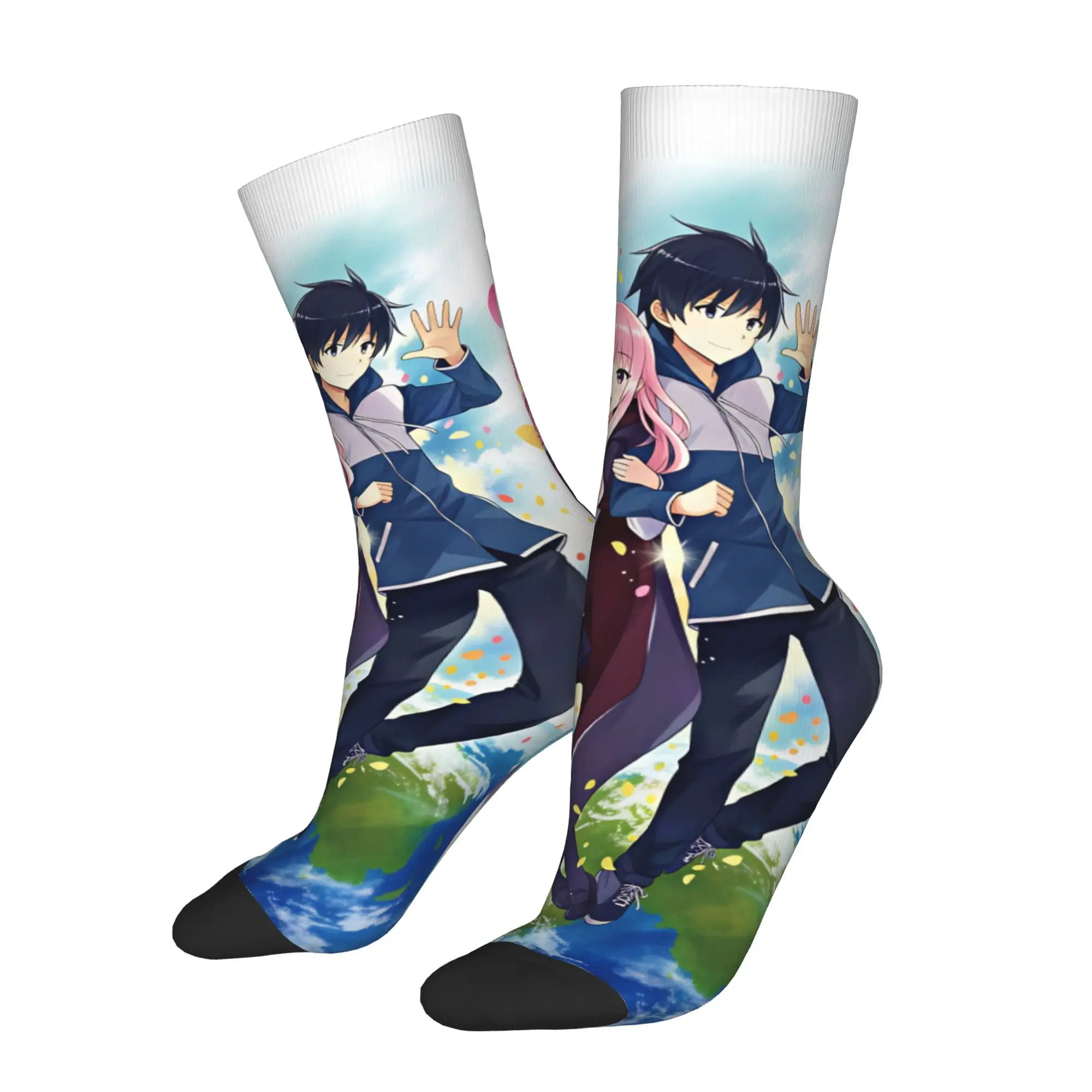 Funny Anime Z-Zero N-No T-Tsukaima Socks Men Women Warm 3D Printed Game Football Sports Socks