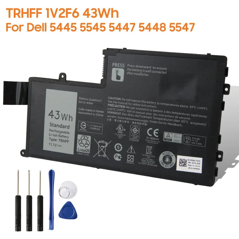 

Replacement Battery TRHFF 1V2F6 For Dell 5445 5545 5447 5448 5547 Inspiron 15" Rechargeable New Battery 43Wh
