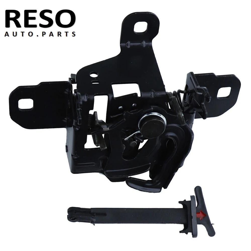 

RESO 1J0823509C 1J082 509 D 1J5823593C Car Front Hood Cover Control Lock Block + Release Handle for VW Bora Jetta Golf Mk4