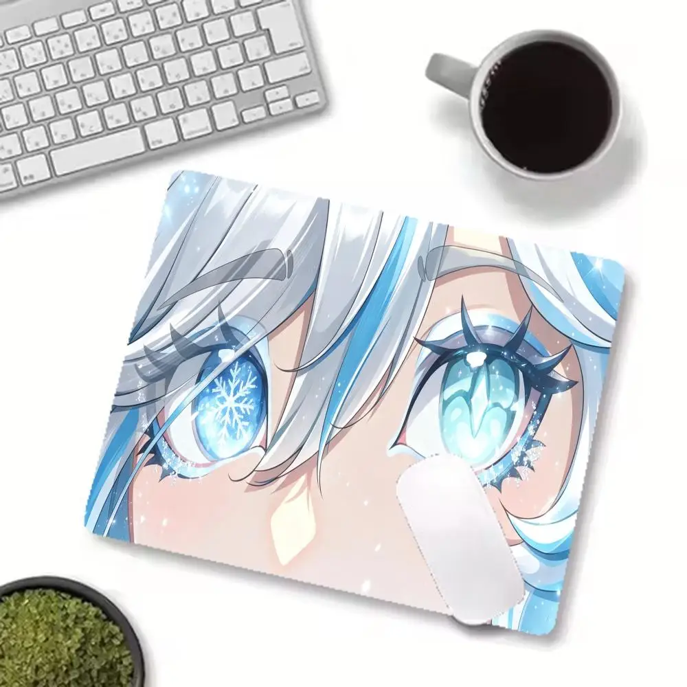 Moon Star Theme Playmat Soft Purple Pink Anime Character Eyes Mouse Pads For Games And Office Workspace