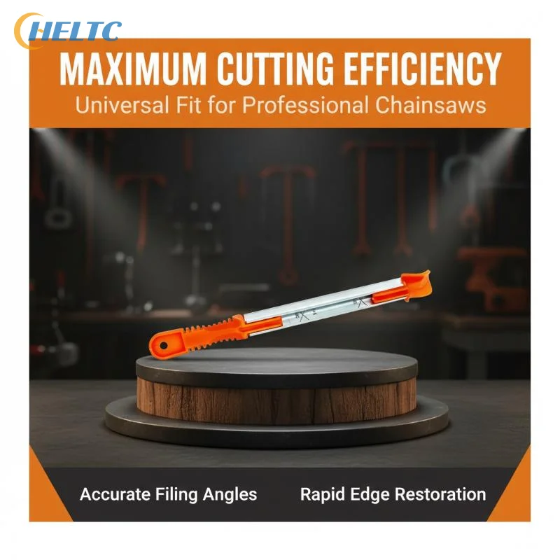 1Pcs 4.0mm 4.5mm 4.8mm 5.0mm 5.5mm DIY Hand Tools Chainsaw Sharpener Saw Chain Files With Handle And Holder