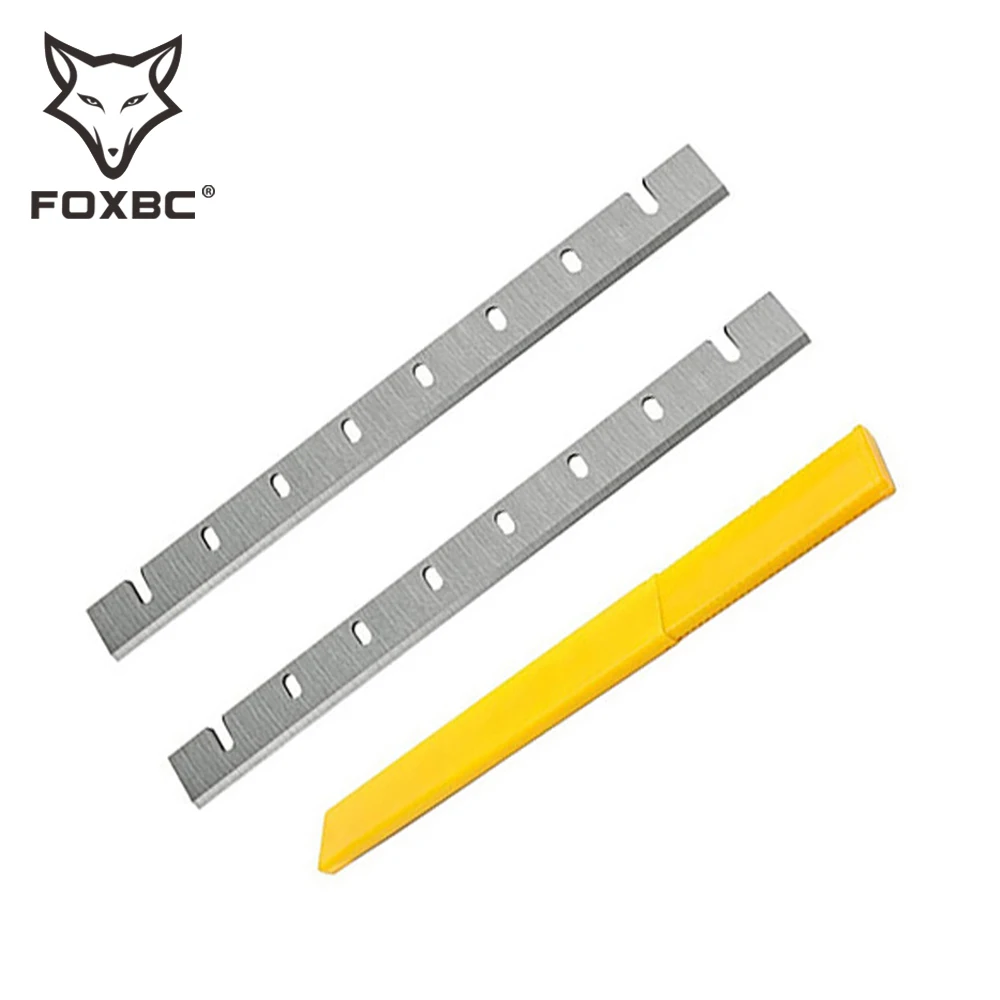 FOXBC 12.5 Inch Planer Blades Replacement DW7332 for DeWalt DW733 Wood Planer Knife for Woodworking - SET OF 2