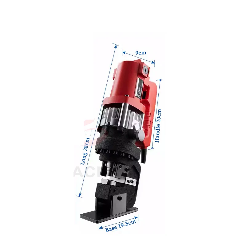 Electric Hydraulic Punching Machine Angle Iron Angle Steel Small Channel Steel Stainless Steel Photovoltaic Punching Artifact