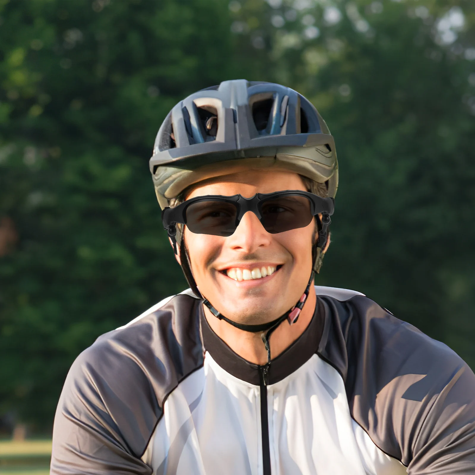 

Sports Sunglasses Black Driving Eyewear Outdoor Cycling Glasses Real Time Recording Camera Polarized Fitness Accessories
