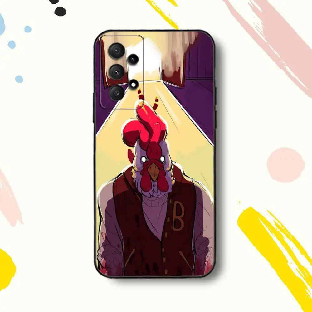 حافظة هاتف HotlineS Game Miami-es لهاتف سامسونج جالاكسي A 80,72,73,91,53,22,51,52,5G,Plus,J,Note غطاء أسود ناعم #4