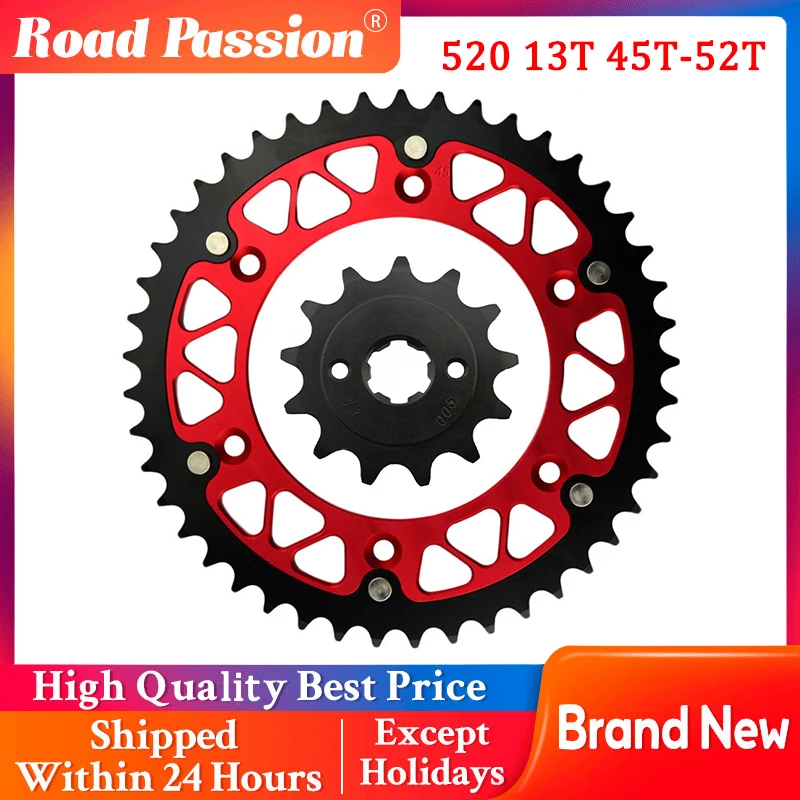 

Motorcycle 13T 45T 46T 47T 48T 49T 51T 52T Front & Rear Sprocket Kit For HONDA CRF150F CRF230F CRF230 Easy Enduro Trail CRF 150