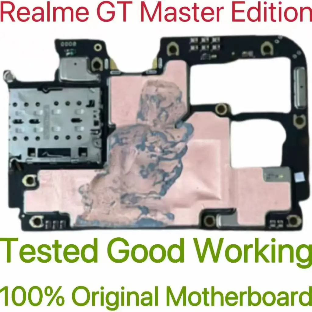 Original Unlocked Main Board For Realme GT Master Edition Mainboard Motherboard Unlocked With Chips Circuits Flex Cable