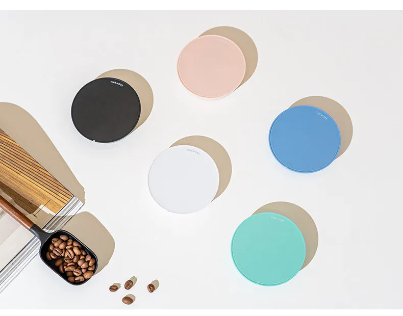TIMEMORE Black Mirror Dot Smart Coffee Electronic Scale APP Interconnection Bluetooth Connected Barista No‑Screen Digital Scales