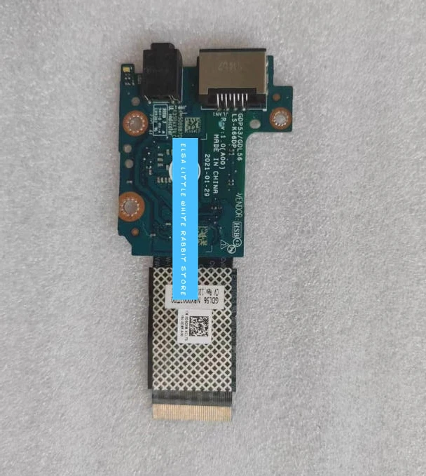 FOR DELL G15 5511 5510 USB Ethernet Board LS-K66DP 07C6KC