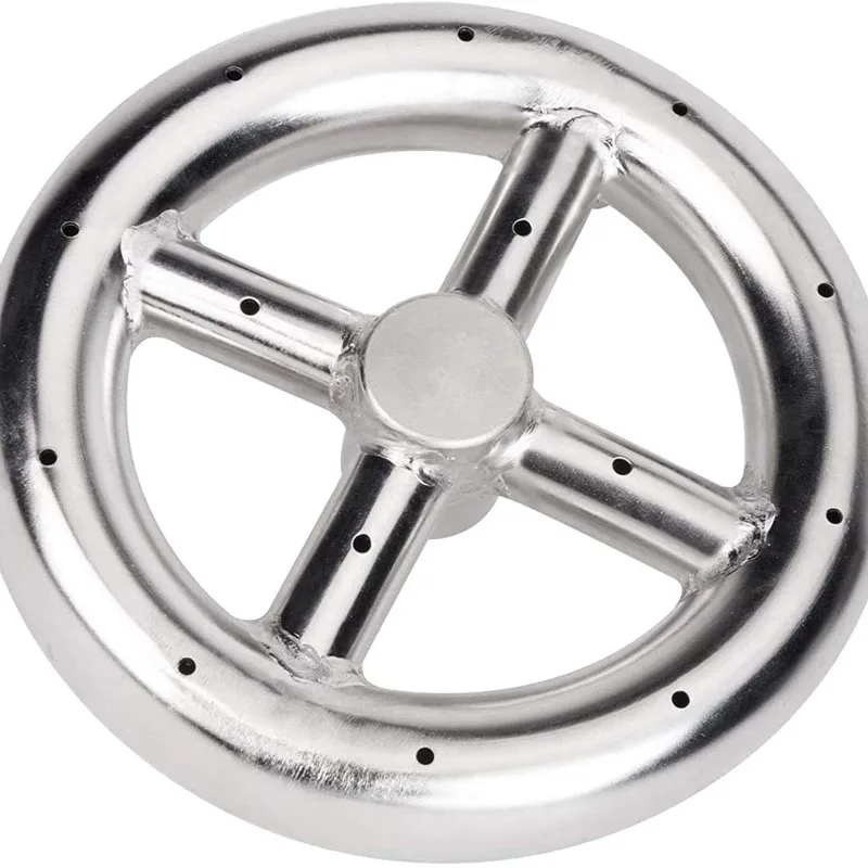 6 Inch 304 Stainless Steel Fire Ring, Outdoor Pit Burner, Table Accessory Fire Core