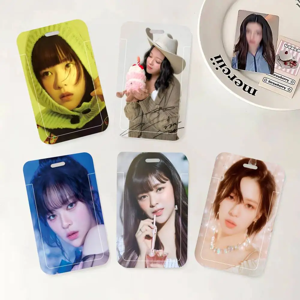 

Держатель для ID-карты K-pop Y-Yoo Jeongyeon, шейный ремешок-подвеска, держатель для бейджа, шнурок-брелок, чехол для рабочего пропуска, подарок