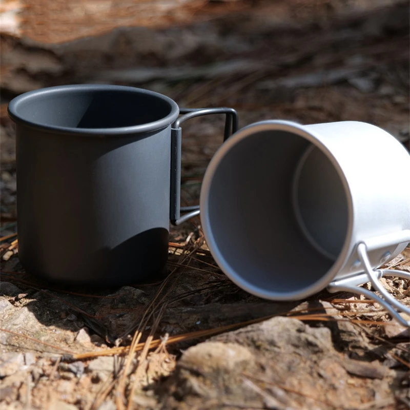 Outdoor Camping Folding Cup Portable Super Light Aluminum Camping Cup Coffee Cup Mug Mug Mug