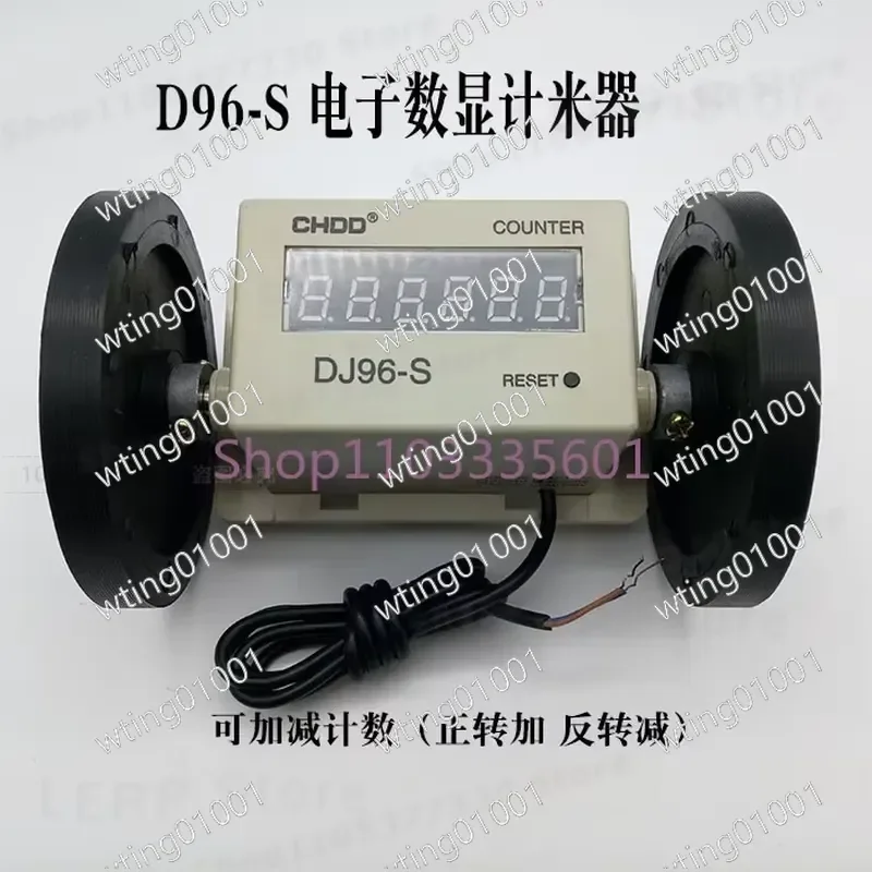for DJ96-S Digital LCD Screen Rolling Ruler Portable Handheld Distance Measuring Tool Precise Wheel Type Tape Measure Device