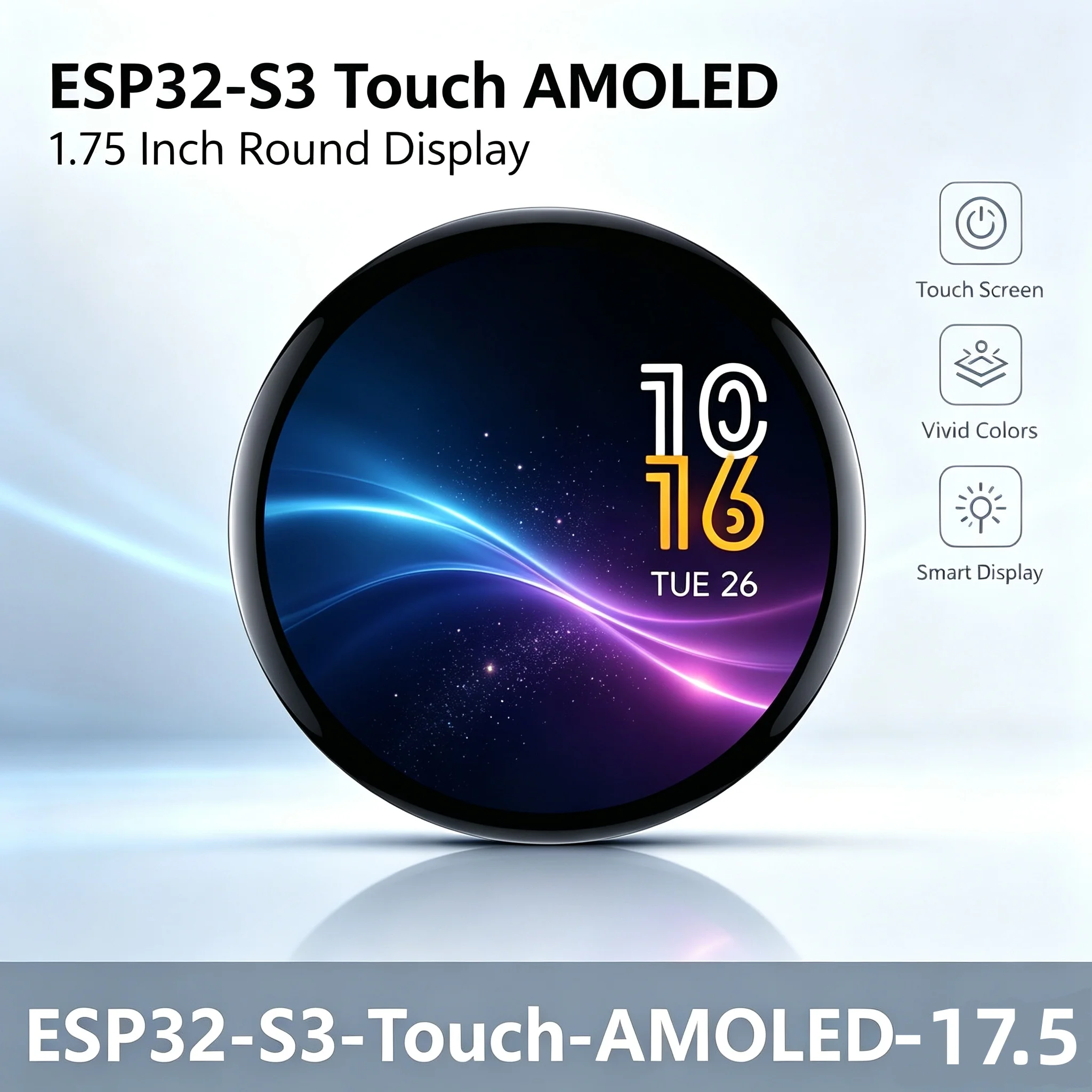 scheda-di-sviluppo-waveshare-esp32-s3-con-display-amoled-rotondo-da-175-pollici-processore-dual-core-lx7-a-32-bit-466×466-pixel-qspi