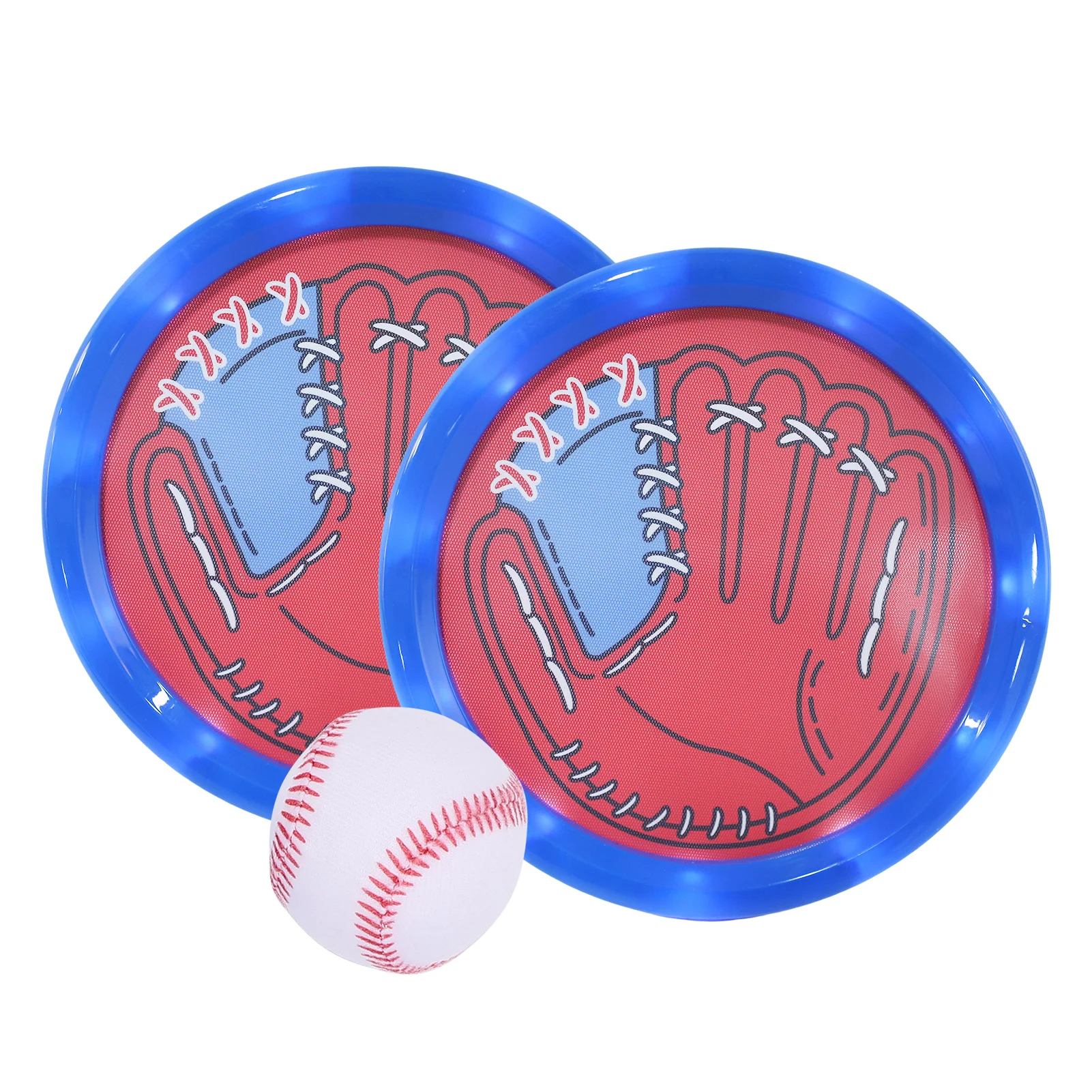 

Игровой набор с мячом для бросания и ловли на открытом воздухе, светодиодная мигающая спортивная игрушка для взрослых и детей