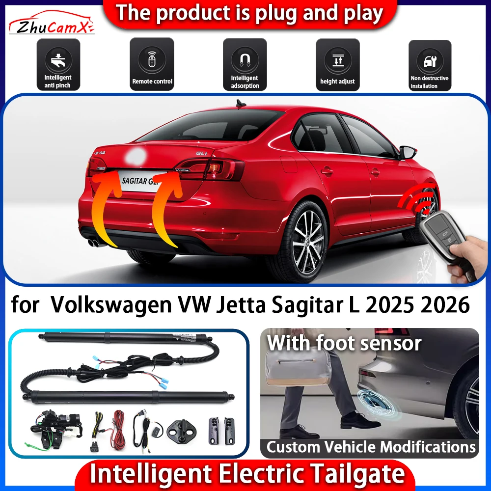 

Smart Powered Tailgate System for Volkswagen VW Jetta Sagitar L 2025 2026 Automatic Intelligent Electric Trunk Lift Control Kit