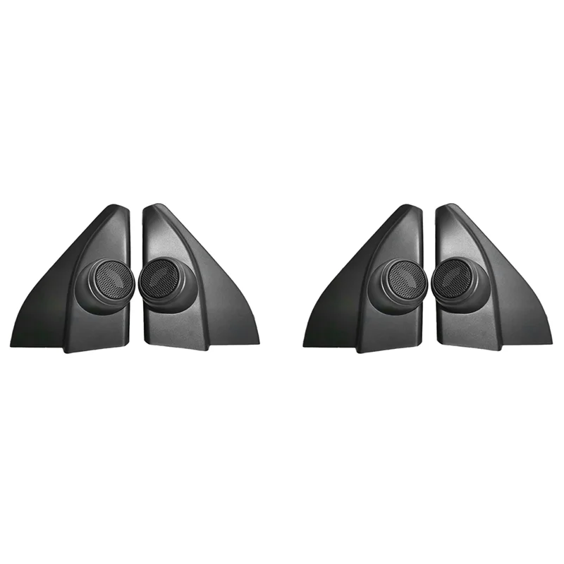 

4PCS Car Tweeter Speaker Modified Audio Door Corner Glue Speaker Cover For Toyota Hilux For Fortuner 2016-2020