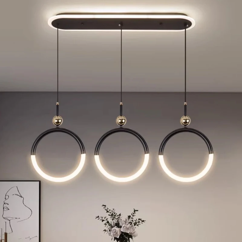 Nordic minimalist home decor lighting fixtures, including living room chandeliers, bedroom and dining room chandeliers, and indo