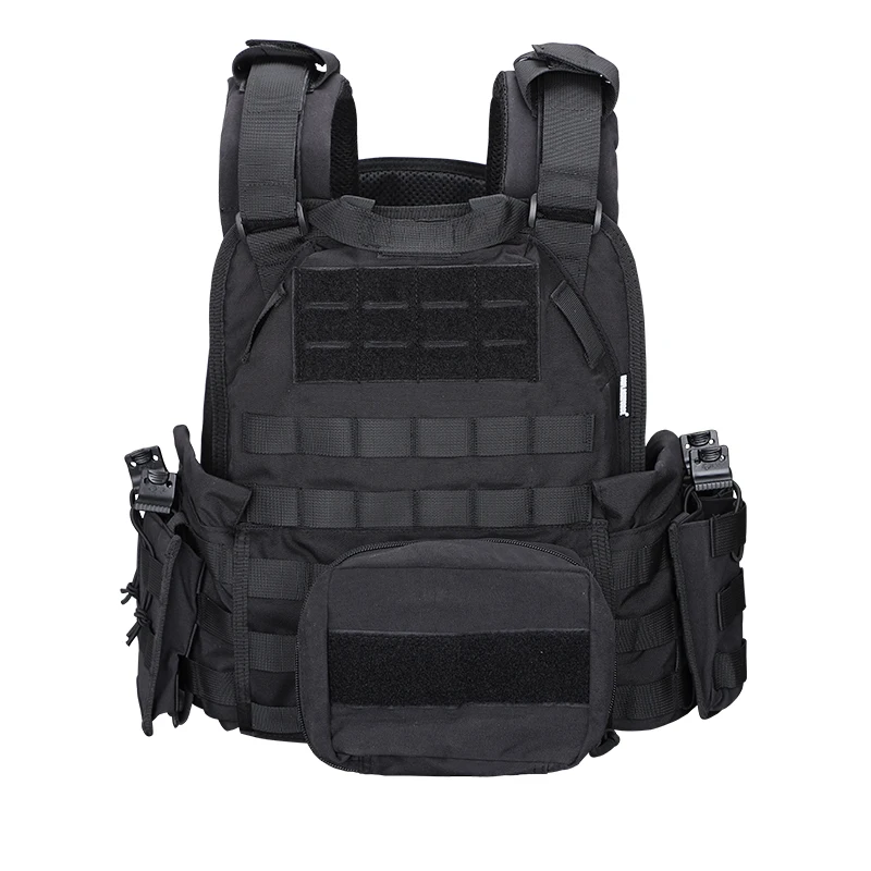 MGFLASHFORCE Tactical Vest Quick Release Molle Plate Carrier Airsoft Hunting Combat Vest for Men